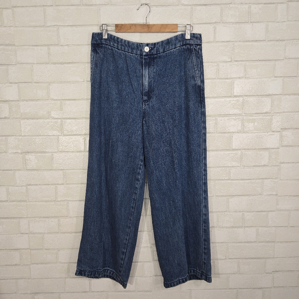 J. Crew lyocell lace up back jeans